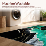 Chic Black and Green Harmony(Black)