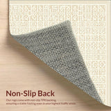 Ultra Soft Area Rug, Non Slip, Stain Resistant, Washable Area Rugs for Living Room, Bedroom, Bohemian Shag Plush Pile Neutral(Beige)