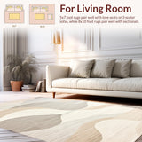 Sophisticated Textured Linear Motif(Beige)