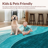 Contemporary Ombre Aqua Gradient(Blue)