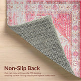 Chic Distressed Botanical Motif(Pink)