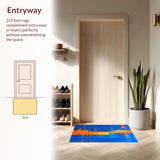 Eclectic Multicolor Wave(Blue)