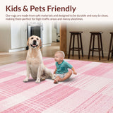 Chic Plush Abstract Harmony(Pink)