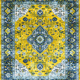 Elegant Rustic Geometric Motif(Yellow)