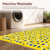 Cheerful Sunflower Shaggy Accent(Yellow)
