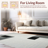 Elegant Geometric Light Grey Accent(Gray)