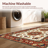 Eye Catching Geometric Floral Blend(Red)