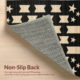 Elegant Rustic Star Border Accent(Black)