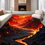 Contemporary Lava Flow Aesthetic(Red)