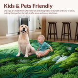 Elegant Abstract Forest Green(Green)