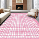Delicate Abstract Checkerboard Style(Pink)