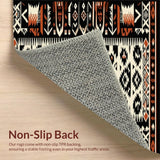 Vibrant Graphic Trellis Motif(Black)