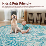 Artful Blue Gray Abstract Composition(Beige)