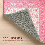 Delicate Pink Trellis Motif(Pink)
