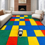 Ultra Soft Area Rug, Non Slip, Stain Resistant, Washable Area Rugs for Living Room, Bedroom, Youthful Engaging Play Space Decor(Yellow)