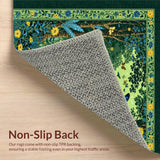 Lively Green Tiled Nature Scenes(Green)