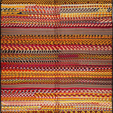 Contemporary Colorful Textile Art(Red)
