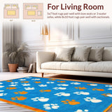 Colorful Rural Pet Design(Blue)