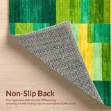 Dynamic Whimsical Curved Motifs(Green)