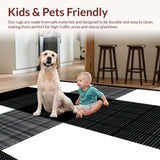 Elegant Monochrome Striped Design(Black)