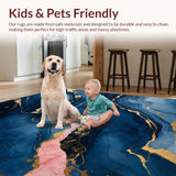 Dynamic Navy Pink Gradient Design(Blue)