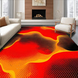 Fiery Abstract Lava Aesthetic(Red)