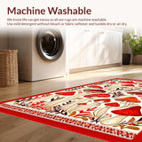 Lively Nature inspired Bath Decor(Red)