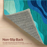 Elegant Coral Reef Illustration(Blue)