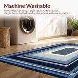 Trendy Geometric Symmetry in Blue(Blue)
