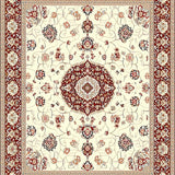 Justine Heritage Medallion Area With Timeless Ornate Design Elements(Beige)
