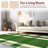 Contemporary Plush Diamond Layout(Green)