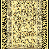 Ultra Soft Area Rug, Non Slip, Stain Resistant, Washable Area Rugs for Living Room, Bedroom, Elegant Earthy Leopard Motif(Beige)
