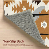 Ultra Soft Area Rug, Non Slip, Stain Resistant, Washable Area Rugs for Living Room, Bedroom, Antelope Print Camel Gray Living Room Rug(Beige)