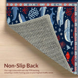 Charming Seaside Creature Print(Blue)