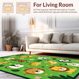 Lively Safari Creature Illustrations(Green)