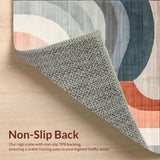 Contemporary Double Rainbow Motif(Gray)