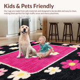 Elegant Monochrome Floral Display(Black)