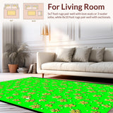 Charming Seasonal Shamrock Motif(Green)