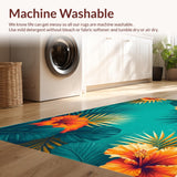 Contemporary Blue Botanical Fusion(Blue)