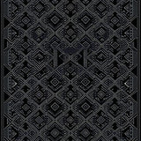 Artistic Lattice Patterned Elegance(Black)