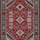 Elegant Distressed Trellis Aesthetic(Red)