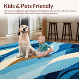 Lively Coastal Splash Visual(Blue)