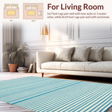 Contemporary Serene Stripe Play(White)