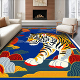 Ultra Soft Area Rug, Non Slip, Stain Resistant, Washable Area Rugs for Living Room, Bedroom, Multi-Color Modern Living Room Accent Carpet(Red)