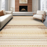 Trendy Rustic Multicolor Ripple Effect(Beige)