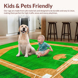 Vibrant Whimsical Baseball Diamond Decor(Green)