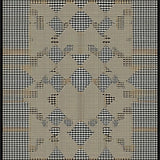 Ultra Soft Area Rug, Non Slip, Stain Resistant, Washable Area Rugs for Living Room, Bedroom, Sophisticated Geometric Contrast Theme(Gray)