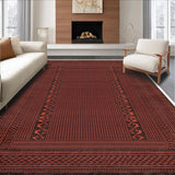 Ultra Soft Area Rug, Non Slip, Stain Resistant, Washable Area Rugs for Living Room, Bedroom, Rustic Gingerbread Braided Farmhouse Entryway Rug(Beige)