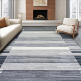 Ultra Soft Area Rug, Non Slip, Stain Resistant, Washable Area Rugs for Living Room, Bedroom, Luxurious Textured Paw Print Theme(Gray)