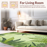 Elegant Shaggy Round Aesthetic(Green)